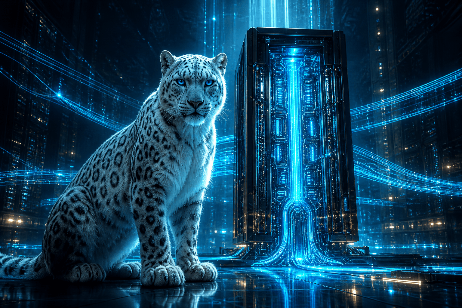 Cinematic visualization of BroadNet's global messaging platform