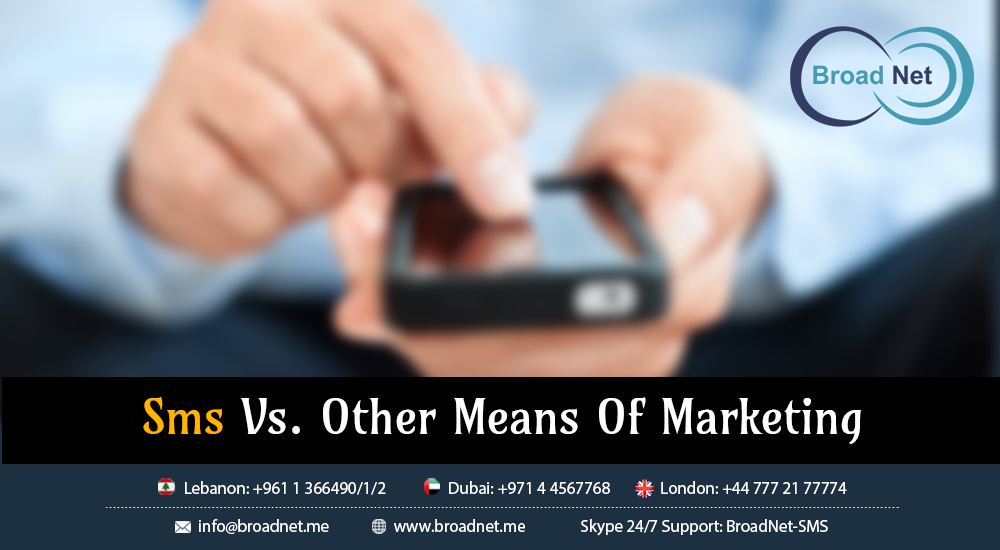 SMS Vs. Other Means Of Marketing