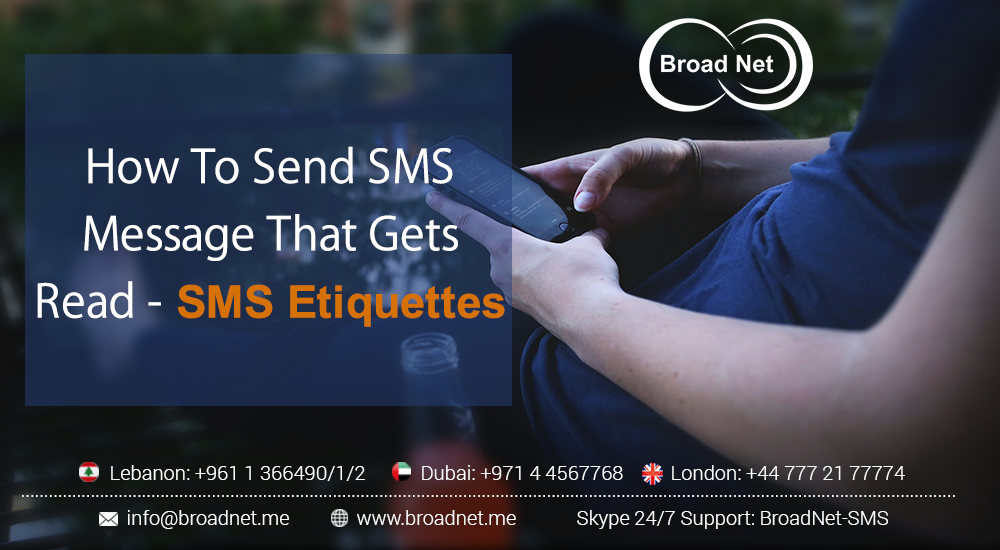 How To Send SMS Message That Gets Read - SMS Etiquettes    