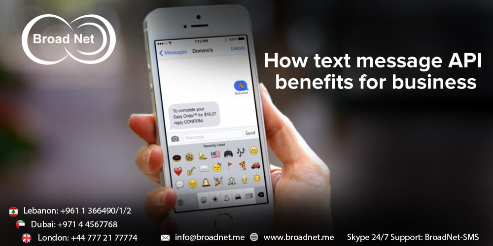 How text message API benefits for business