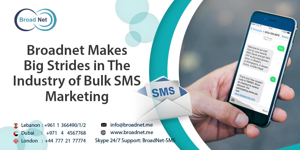 Broadnet Makes Big Strides in The Industry of Bulk SMS Marketing