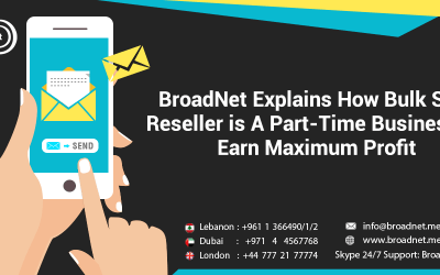 BroadNet Explains How Bulk SMS Reseller is A Part-Time Business To Earn Maximum Profit