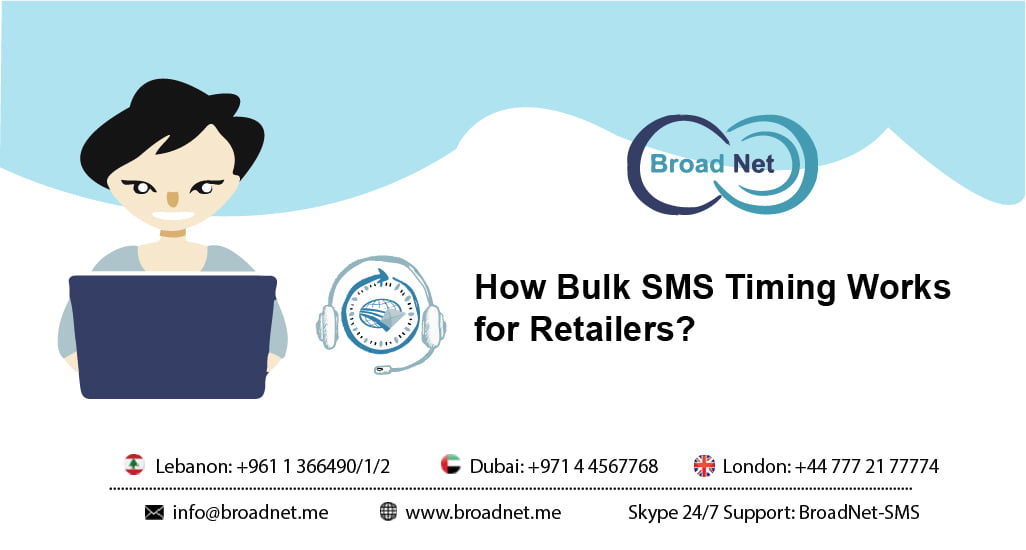 How Bulk SMS Timing Works for Retailers?