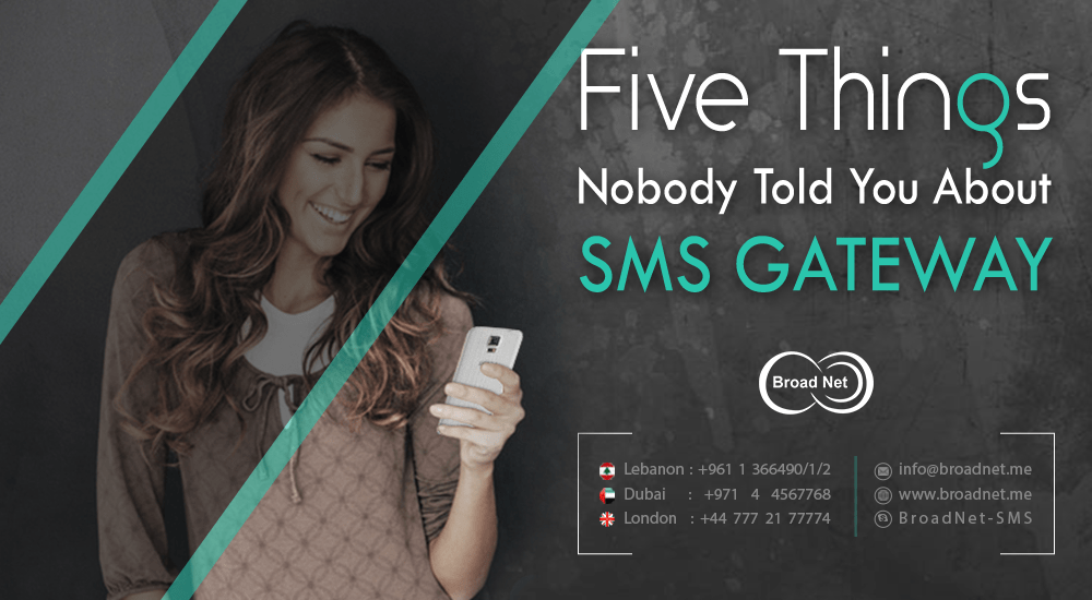 Five Things Nobody Told You about SMS Gateway