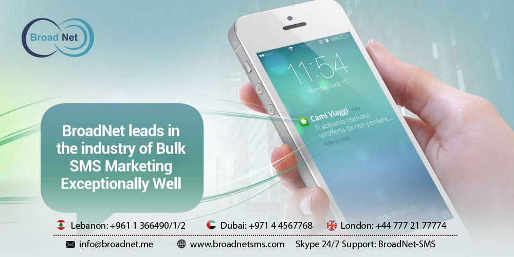 Broadnet Leads In The Industry of Bulk SMS Marketing Exceptionally Well