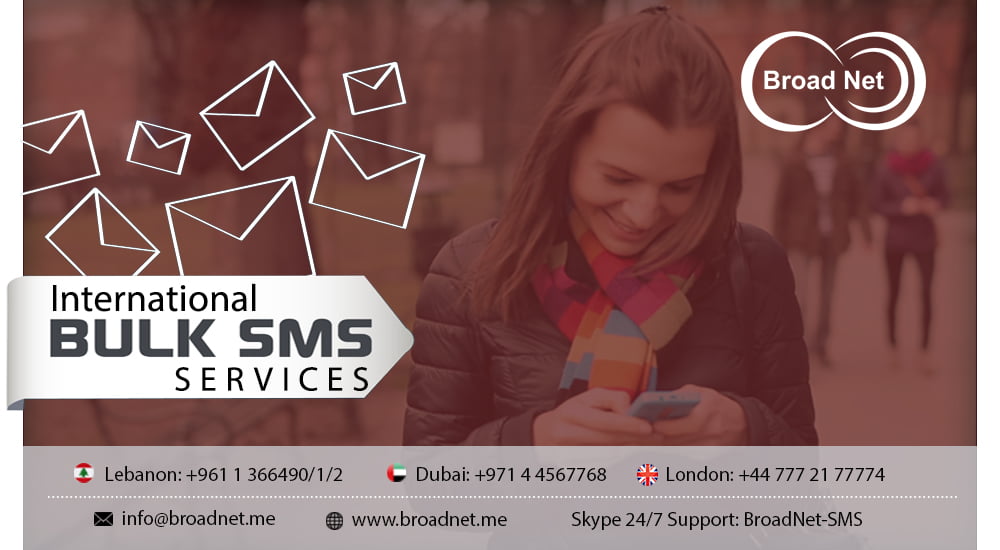 BroadNet Technologies offers Sumptuous and Express International bulk SMS services