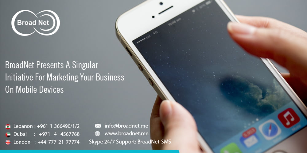 BroadNet Presents a Singular Initiative for Marketing Your Business on Mobile Devices
