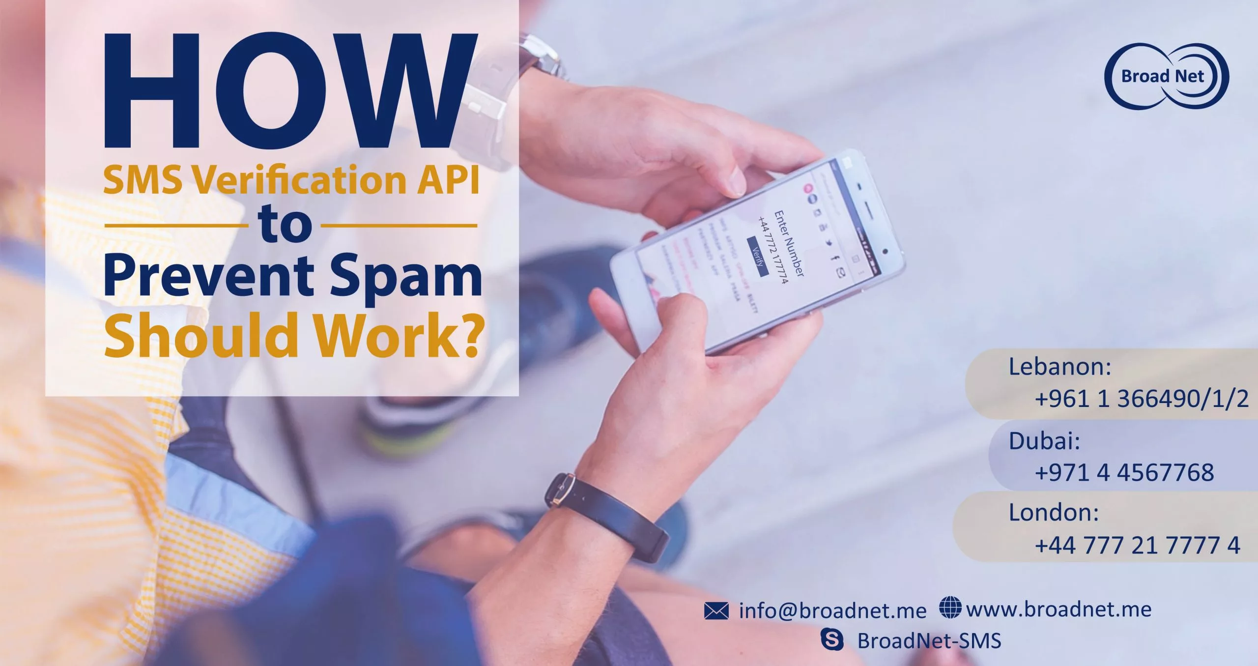 How SMS Verification API...