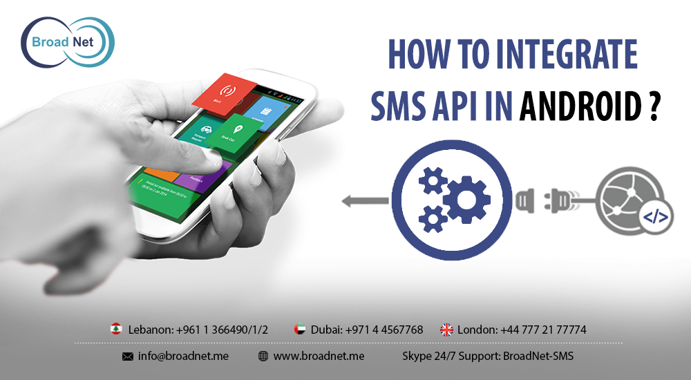 How to integrate SMS API in Android