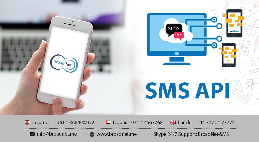 How SMS API is instrumental in setting off SMS in server side?