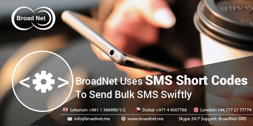 BroadNet Uses SMS Short Codes To Send Bulk SMS Swiftly