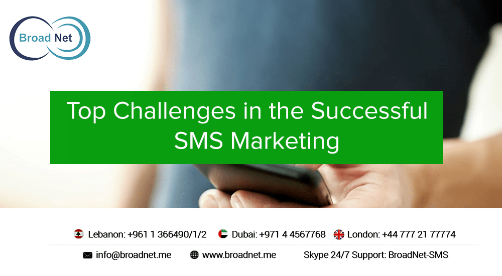 Top Challenges in the Successful SMS Marketing