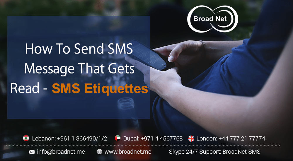 How To Send SMS Message That Gets Read – SMS Etiquettes