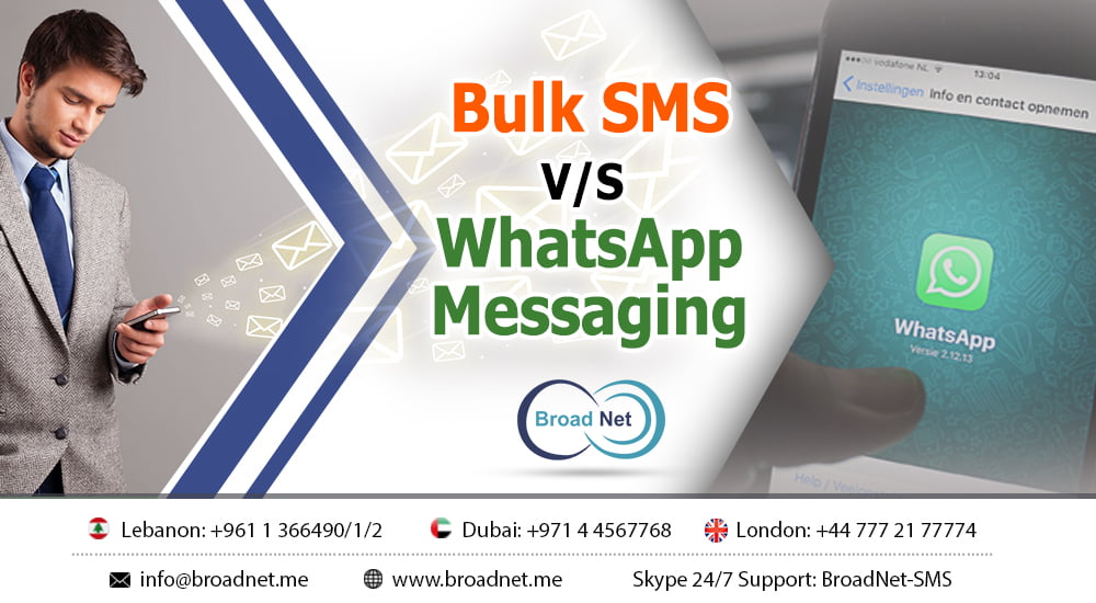 Bulk SMS v/s WhatsApp Messaging – Which One Provides Better ROI?