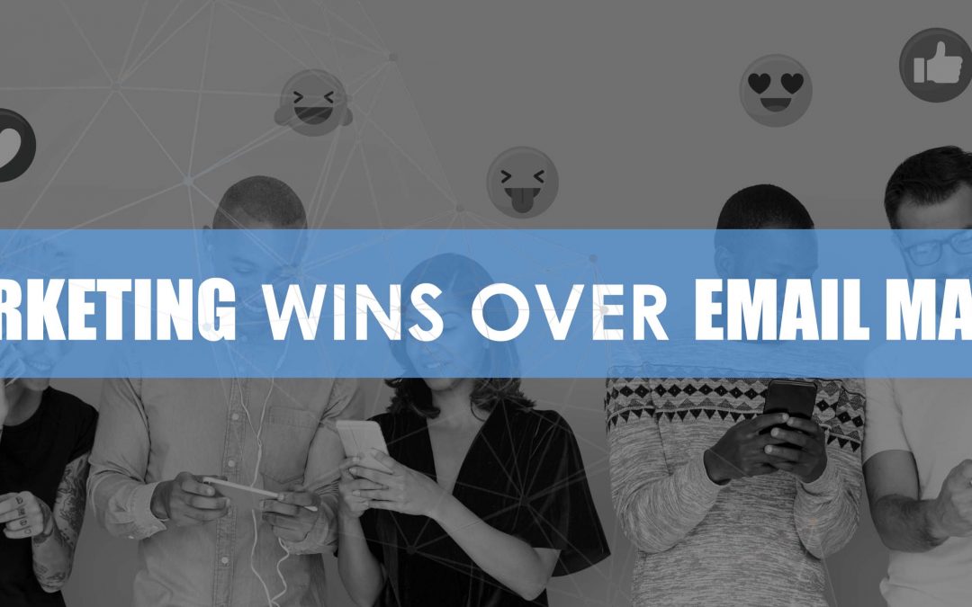 SMS MARKETING WINS OVER EMAIL MARKETING