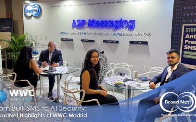 From Bulk SMS to AI Security: BroadNet Highlights at WWC Madrid